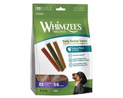 Chews for Very Small Dogs - Natural Grain-Free Dental Snacks (56 pieces)