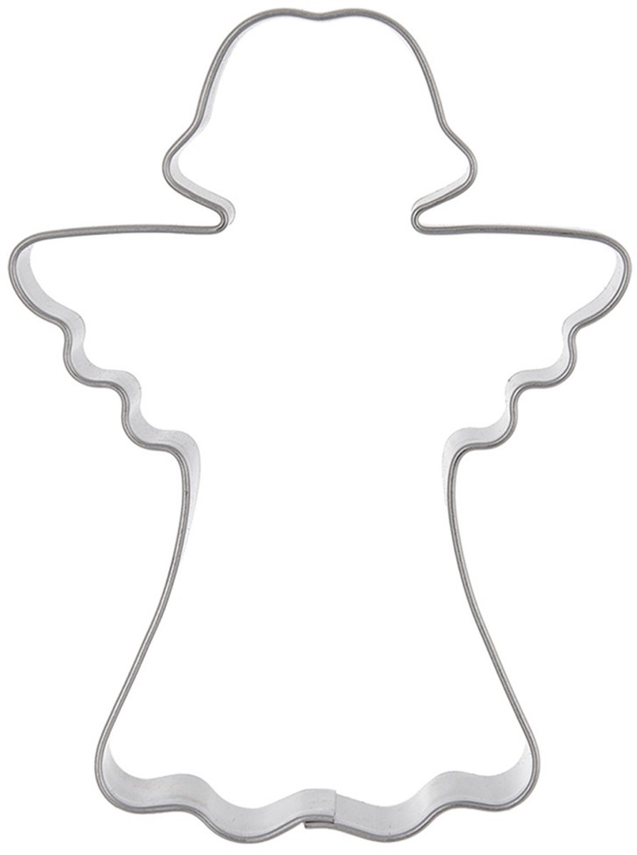 Koekjessnijder Edelstaal Engel 8 cm - Vormen - Uitsteekvorm - Cookie - Cutter - Uitsteekvormpjes - Koekjes - Bakken