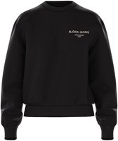 Björn Borg Essential 1 Trui Lange Mouw Dames Sweater - Vrouwen Trui - Zwart - Maat L