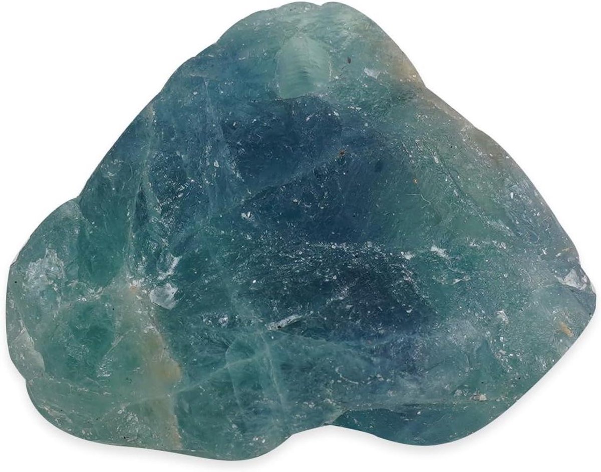 Provento - Natuurlijke Groene Fluoriet Crystal Wierook Houder met Onregelmatige Vorm - Helende Crystal - Brandende Sticks