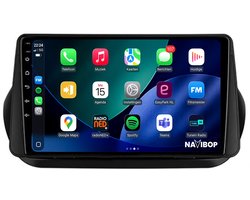 Geschikt voor Fiat Qubo (2008 t/m 2019) | 9 inch Android 15.0 CarPlay autoradio | Draadloos CarPlay & Android Auto | 2GB RAM + 32GB | Externe microfoon | Bluetooth & WiFi | NAVIBOP NB-1885 | Bouwjaar 2008 t/m 2019