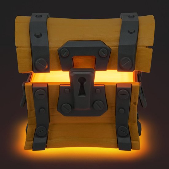 Fortnite Loot Chest Light met geluid, officieel gelicentieerde merchandise, gamingdecoratie voor thuis, cadeau voor jongens en meisjes, op batterijen werkend verzamelobject - Paladone van Paladone — afbeelding 3