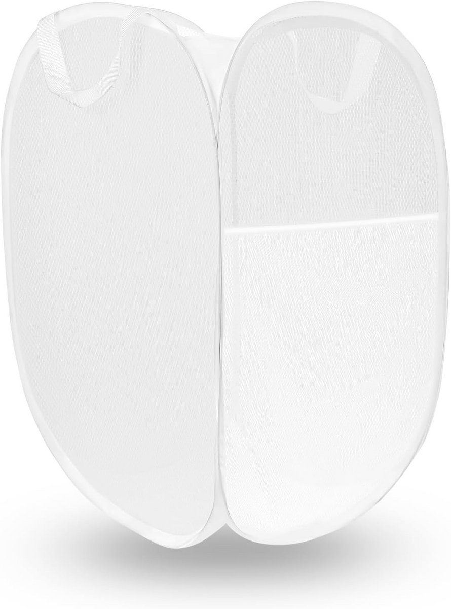 Opvouwbare Pop-up Wasmand 36 x 58 cm - Draagbare Wasverzamelaar voor Kleding en Speelgoed - Ideaal voor Kinderen en Reizen