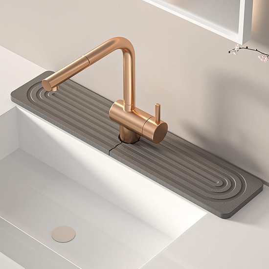 Tapis Absorbant à Séchage Rapide pour Robinet - Bac d'Évier en Terre de Diatomée pour Cuisine et Salle de Bain