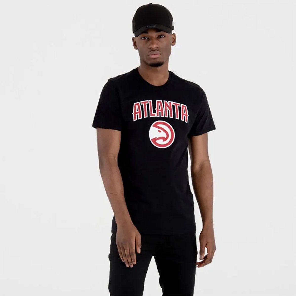 T-shirt Atlanta Hawks NBA Zwart