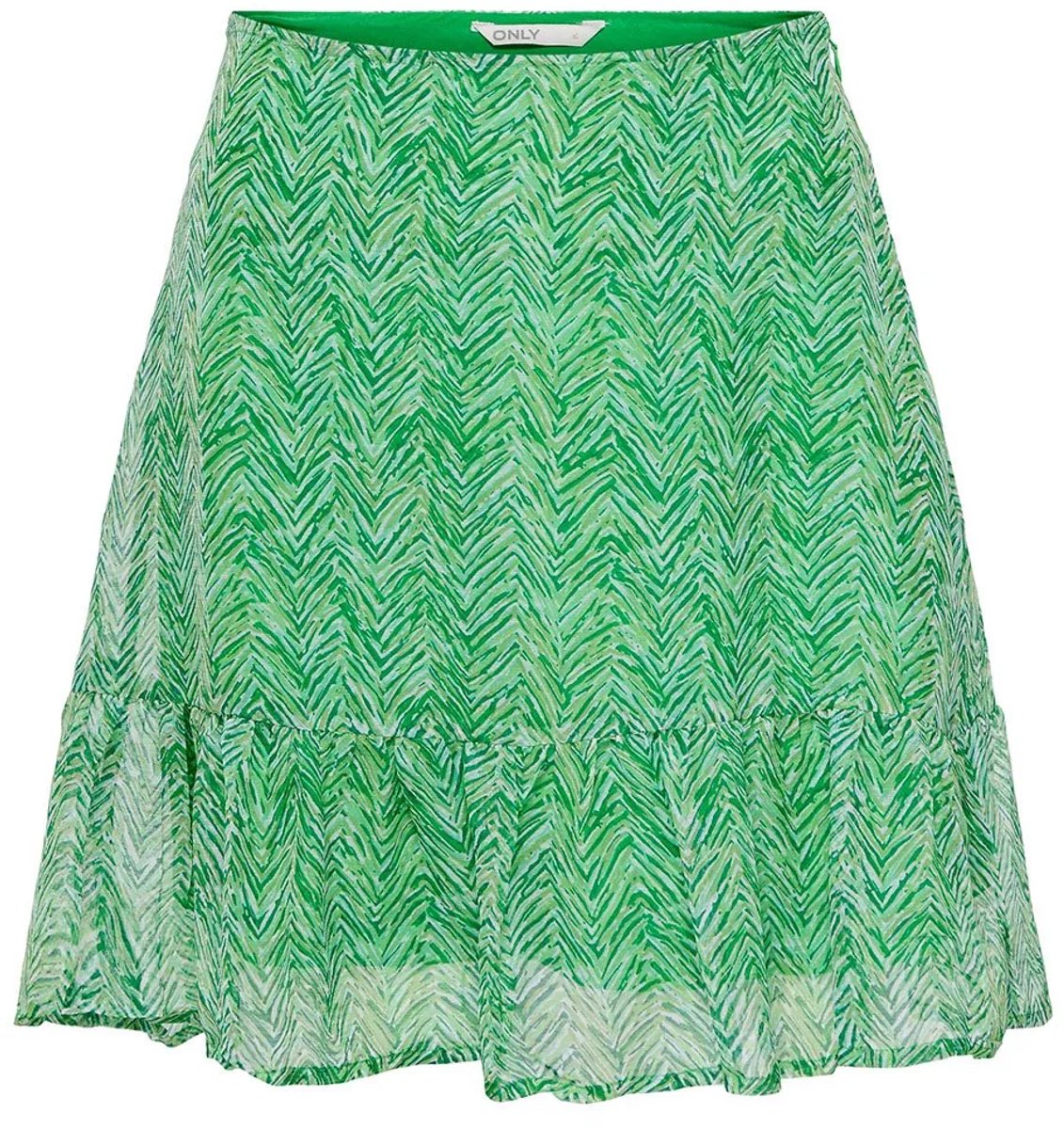 Only Meline Fr Korte Rok Groen L Vrouw
