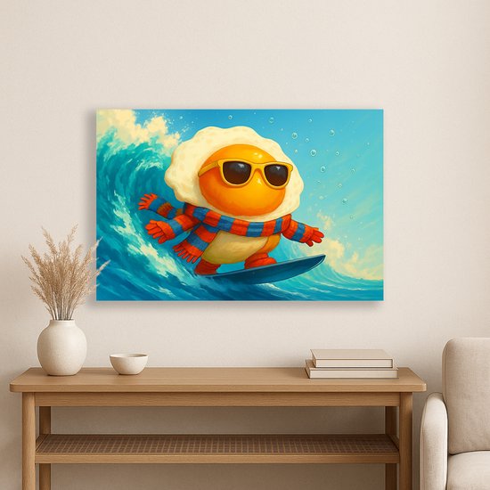 Ei muurdecoratie – wanddecoratie modern – design posters – 60x40 cm