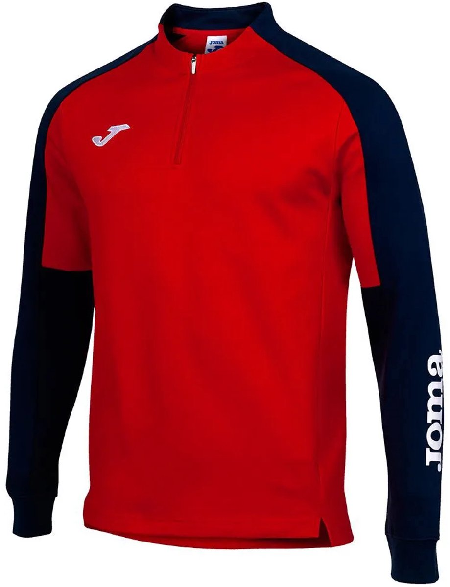 Joma Eco Championship Sweatshirt Met Halve Rits Rood S Man
