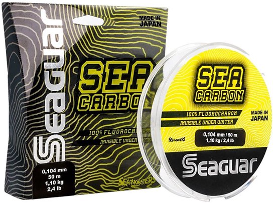 Seaguar Sea Carbon 50 M Flurocarbon Transparant 0.235 mm — afbeelding 2