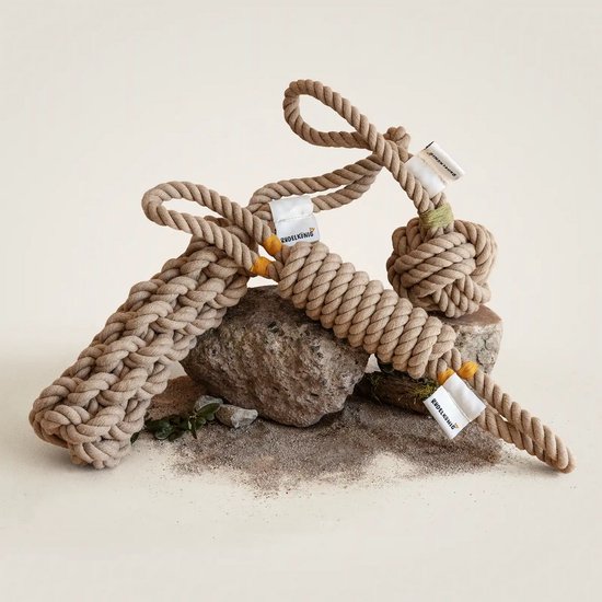 Corde à tirer durable pour chien, ensemble de 3 jouets pour chien