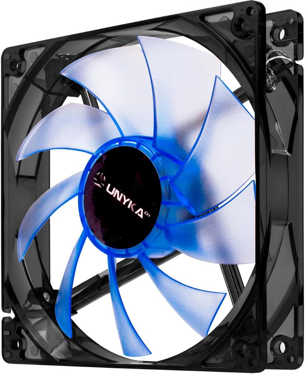 Stille 120mm PC Ventilator met Blauwe LED voor Optimale Kastkoeling