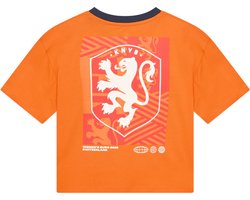 Nederlands elftal crop top logo t-shirt dames - Maat L / Large- KNVB shirt - Nederlands Elftal - Official product