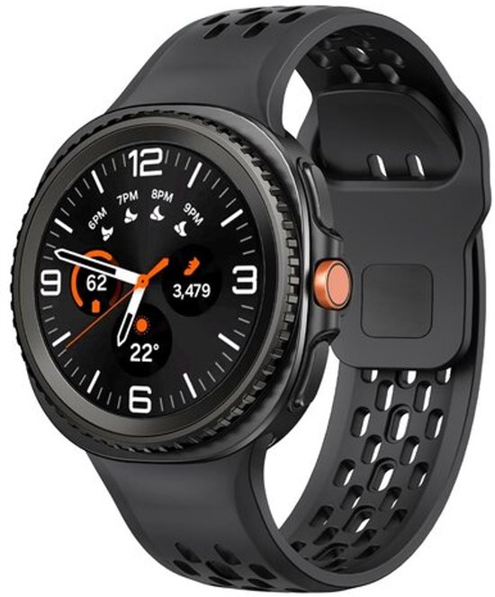 By Qubix Ultimate sport edition band - Zwart - Geschikt voor Samsung ...