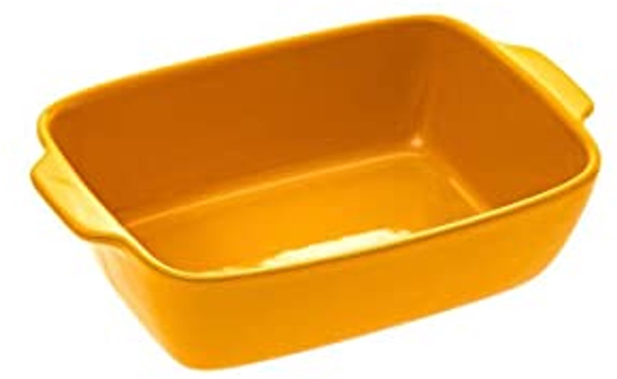 Ovenschotel Rechthoekig Keramiek Geel 25 x 16 cm