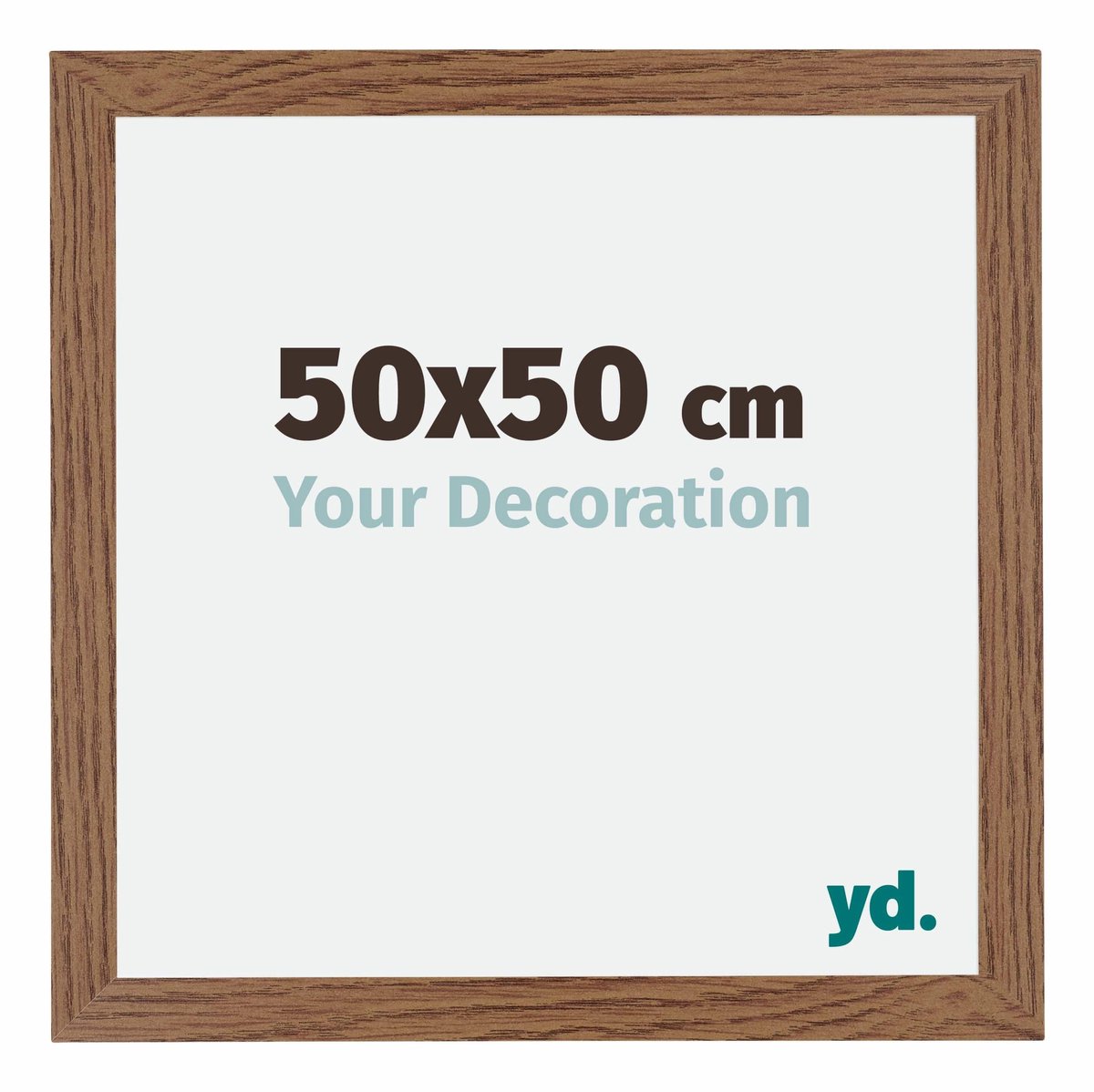 Your Decoration - Puzzellijst 50x50 cm - Eiken Rustiek - Puzzellijst 500-1000 stukjes - MDF Fotolijst - Mura