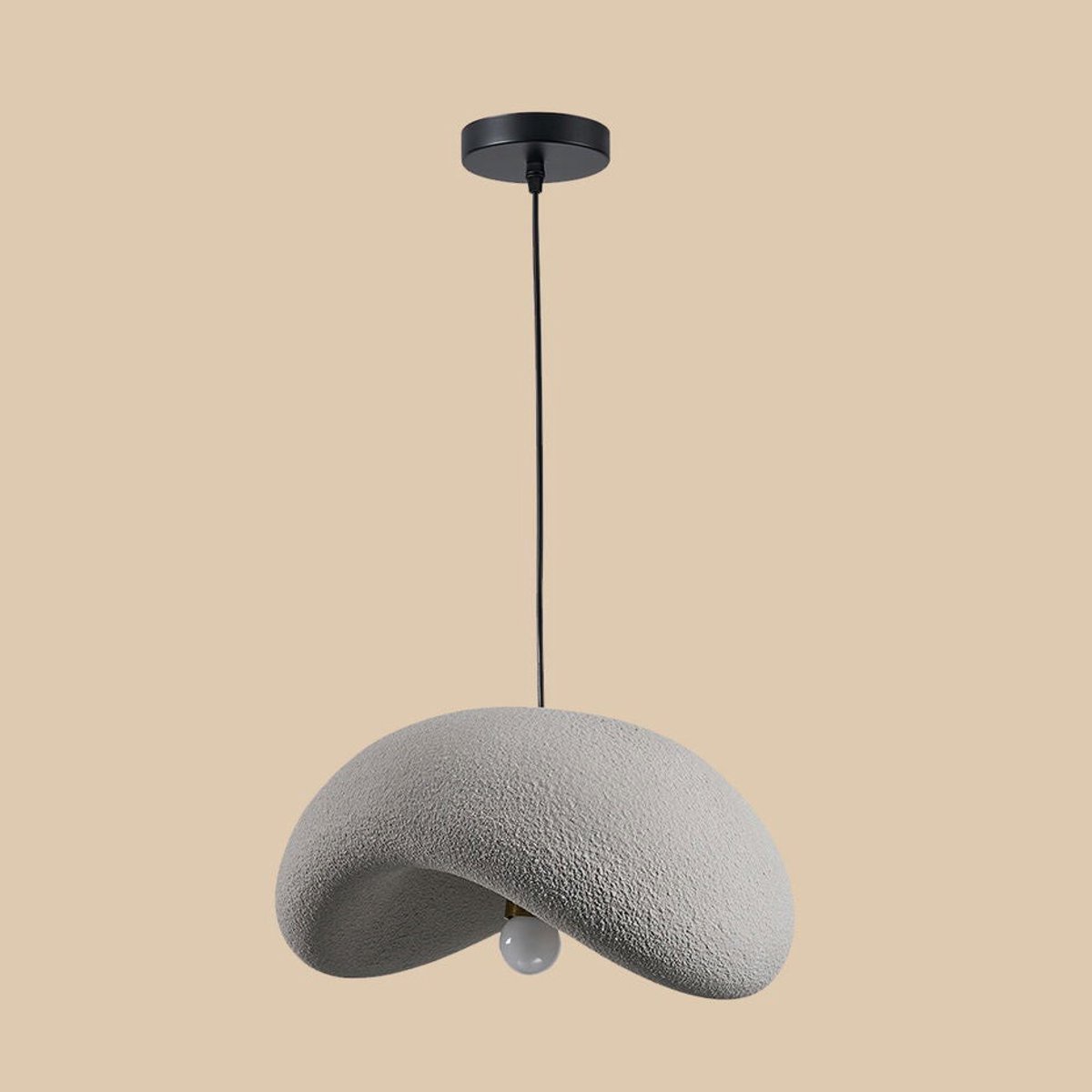 Mirella Betonnen Hanglamp Grijs 40×80 cm – Betonlook Industriële