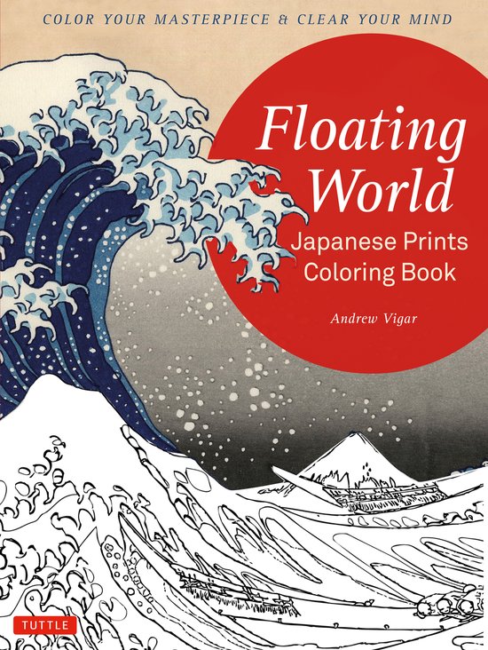 Floating World Japanese Prints Coloring - cover