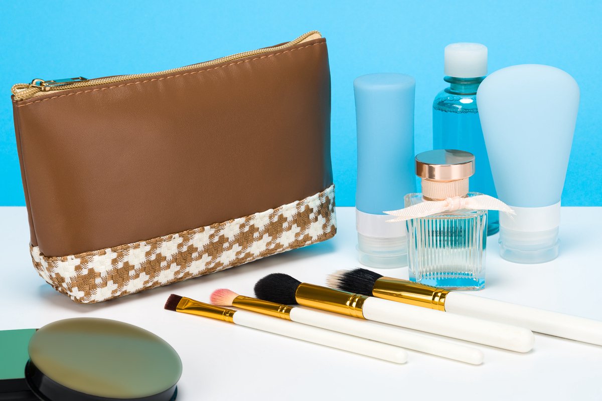 Cosmetische tas KOS-36-8255 Bruin