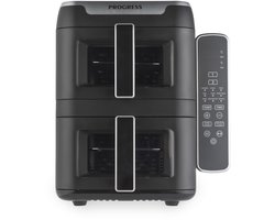Progress Dual Tier Airfryer - 2 x 4,5L Mandjes, 9L Capaciteit