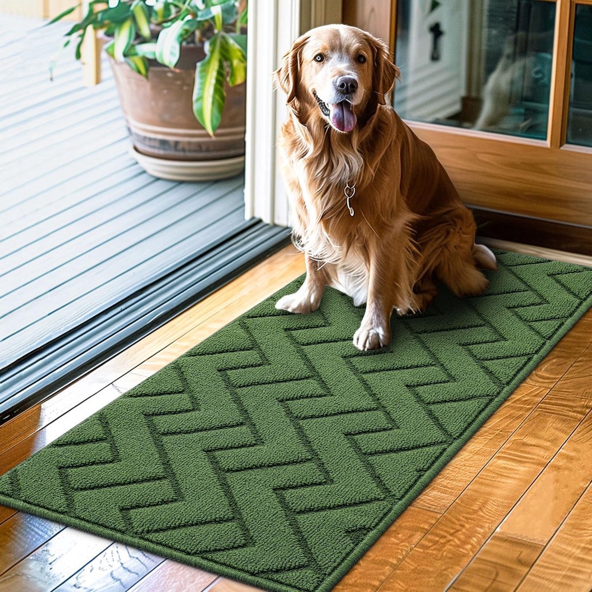 Stunq® Duurzame en Antislip Entree Mat van Katoen en Rubber - 50 x 120 cm