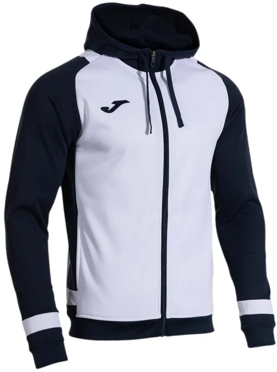 Joma Lider Sweatshirt Met Rits Wit,Blauw S Man,Vrouw