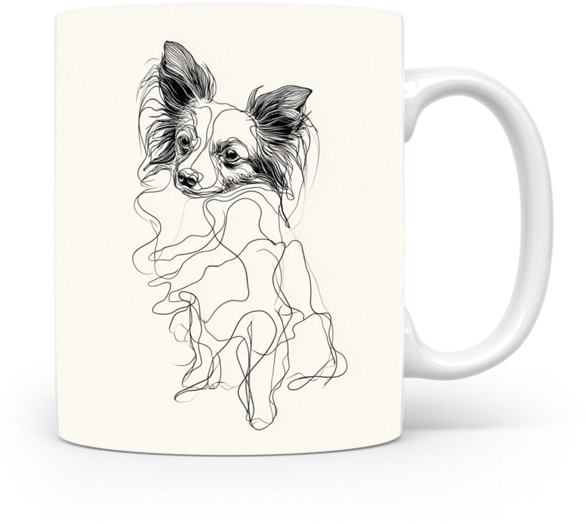 Beker Vlinderhondje (Papillon/Phalène)