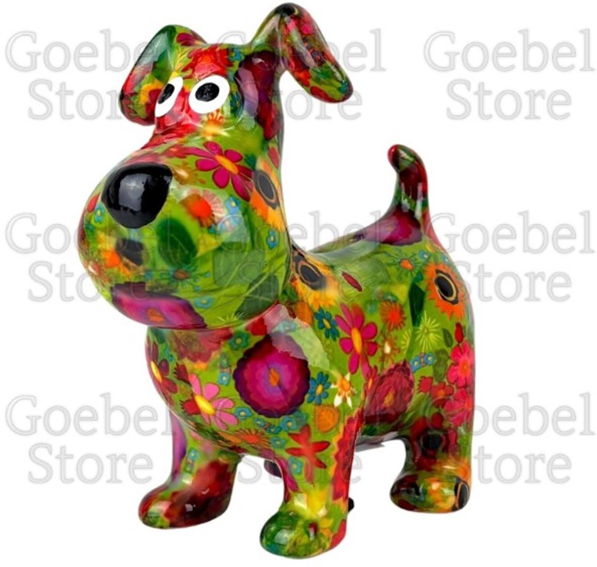 Pomme Pidou Spaarpot Hond Hugo Standaard 002 (17x9x16cm - Keramiek)