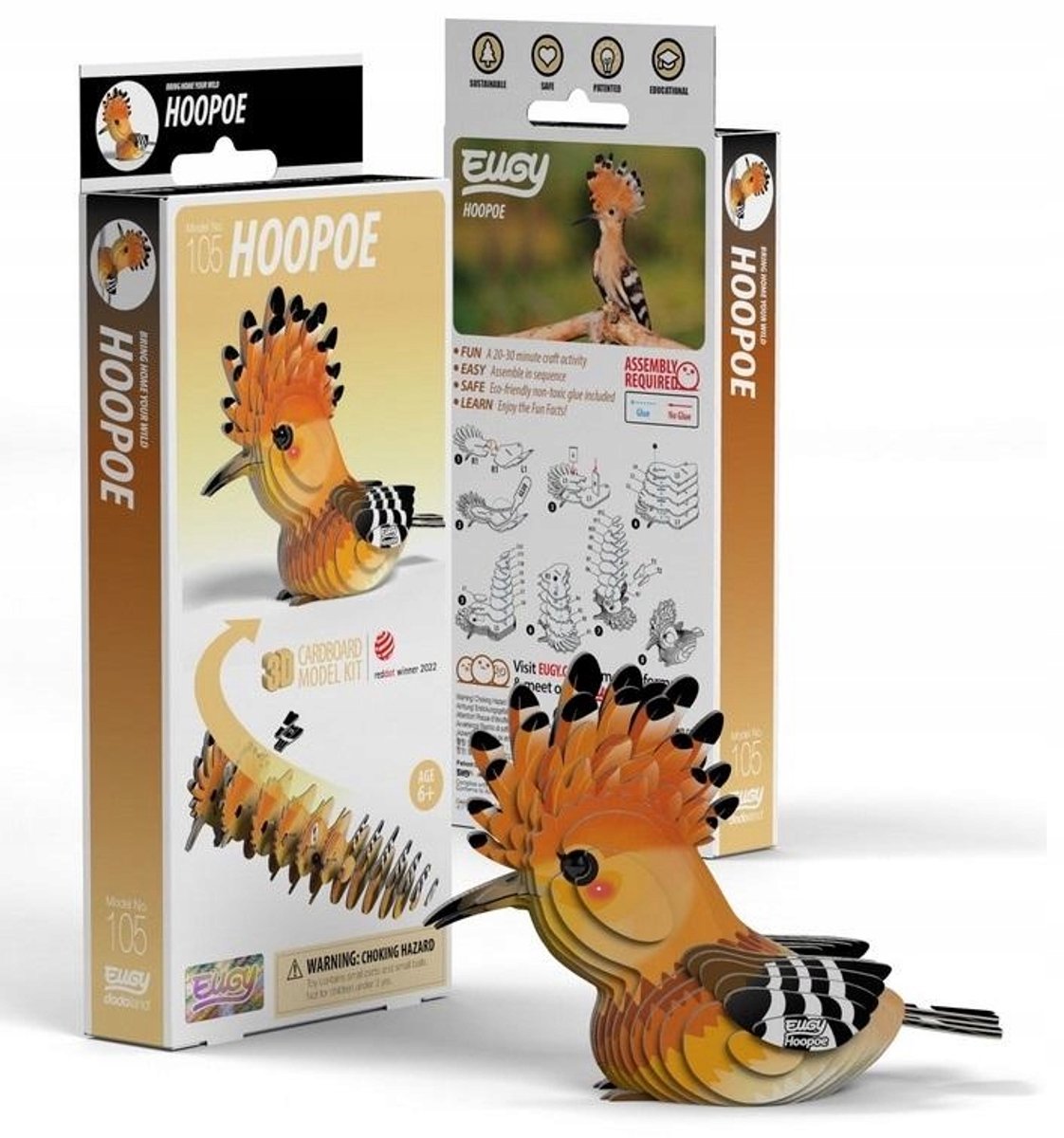 3D Puzzel Vogel Dudek Knutselpakket voor Kinderen