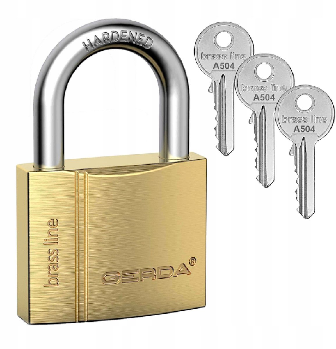 Gerda KMZ S50 hangslot - Systeem met één sleutel A504