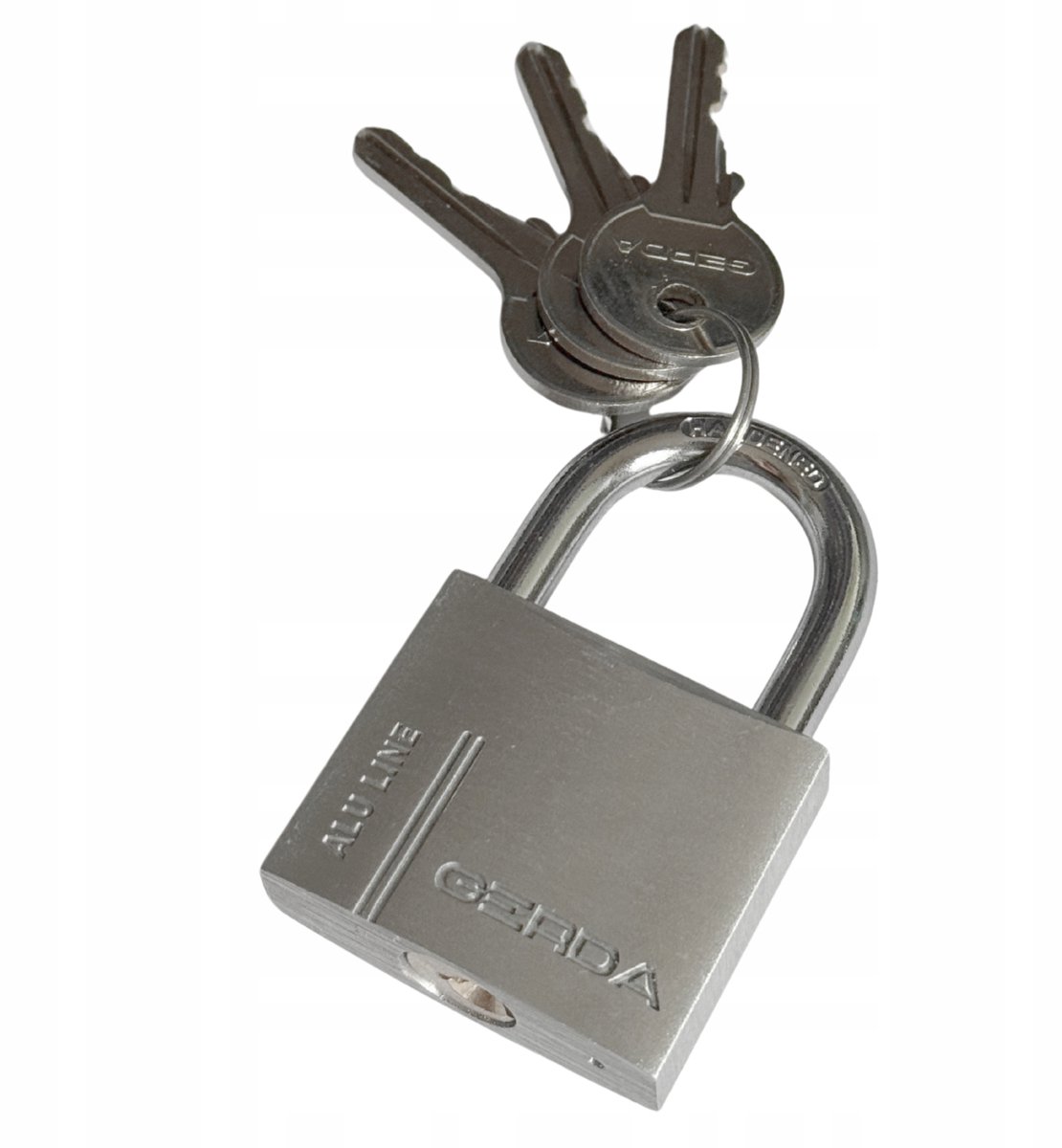 Gerda KAP S40 aluminium hangslot - 3 sleutels
