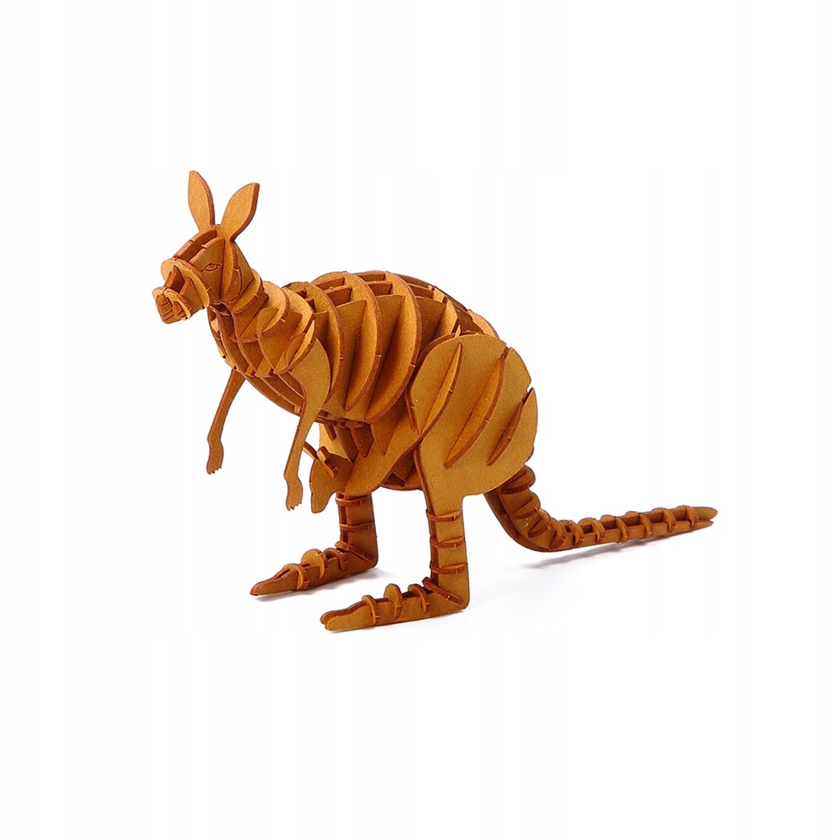 3D-puzzel Kangeroo - Bouwpakket zonder markeringen, 51 onderdelen