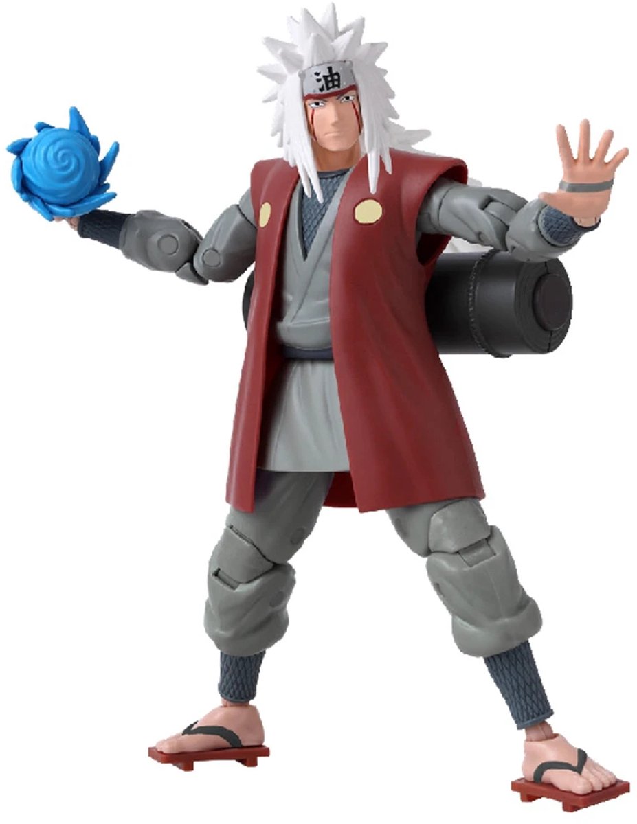 Bandai - Anime Heroes - Jiraiya Figuur - Officieel Gelicenseerd Naruto Shippuden - Anime Heroes Manga Figuur 17 cm - Jiraiya Actie Figuur - Collectie - Speelgoed voor Kinderen 4+ - 36965