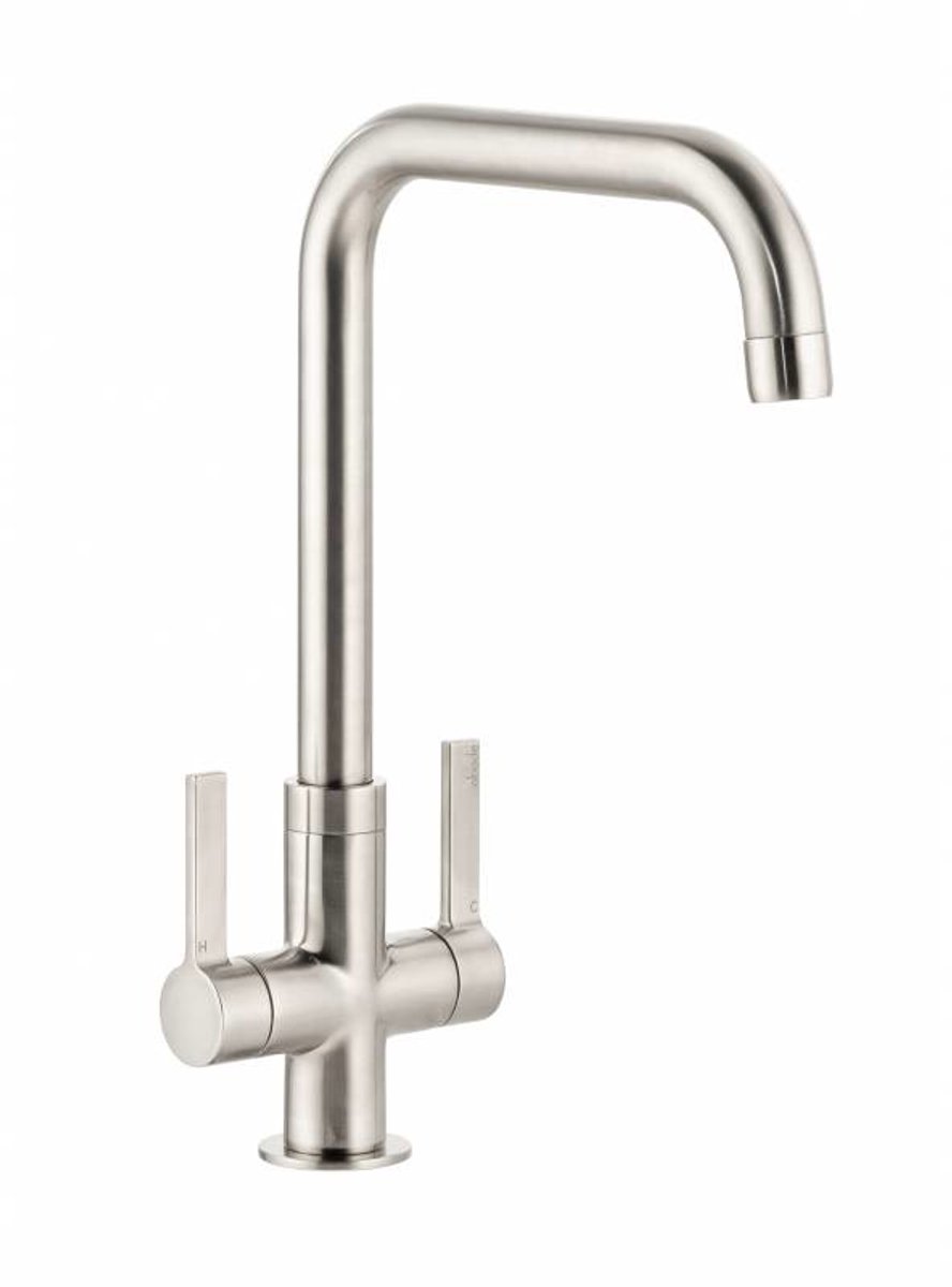 Abode Pico Quad keukenkraan RVS-look
