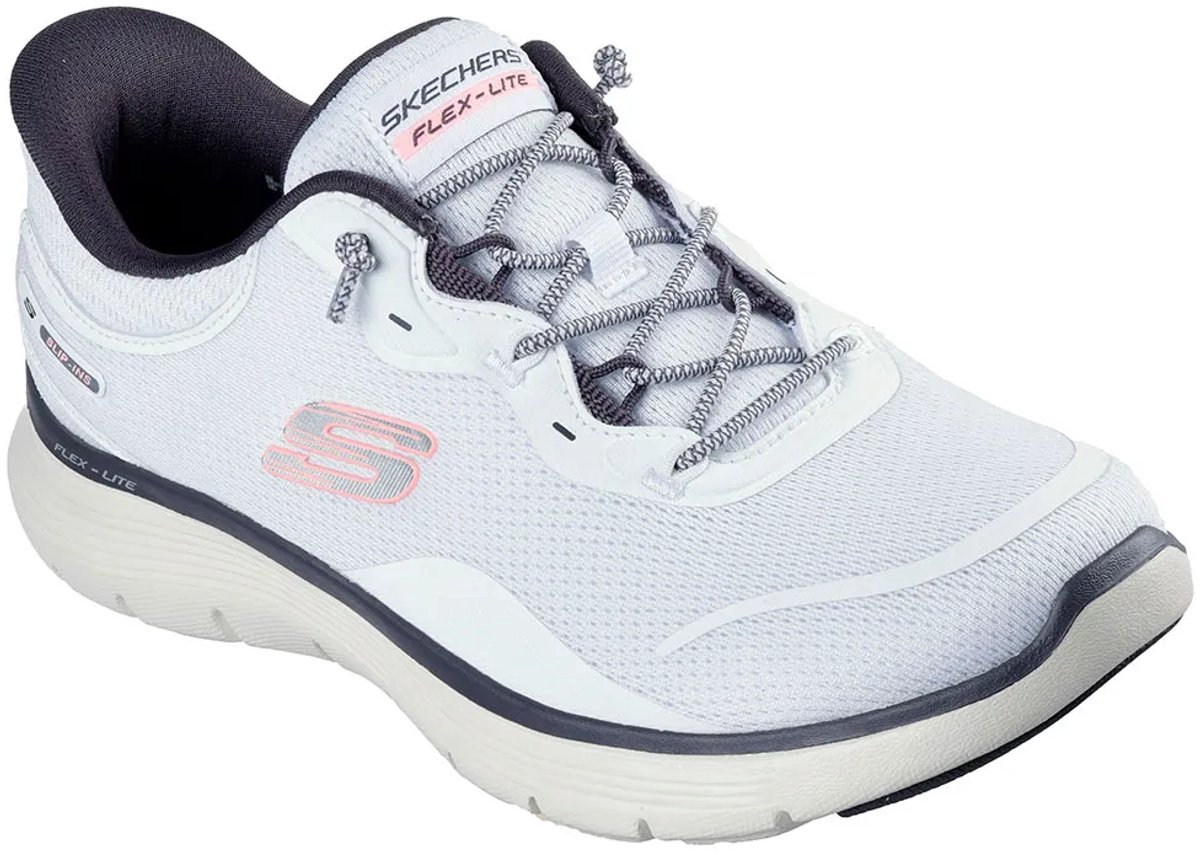 Skechers Flex Appeal 5.0 Easy Breezy White Mesh / Tpu / Multi Trim