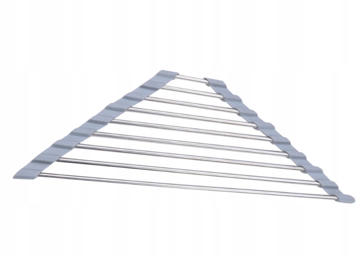 Dripper Driehoekig Zwart 41x16cm - Opvouwbaar & Ruimtebesparend