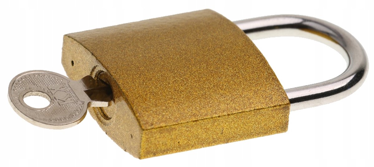 Gietijzeren Hangslot 40mm - Systeem Eén Sleutel