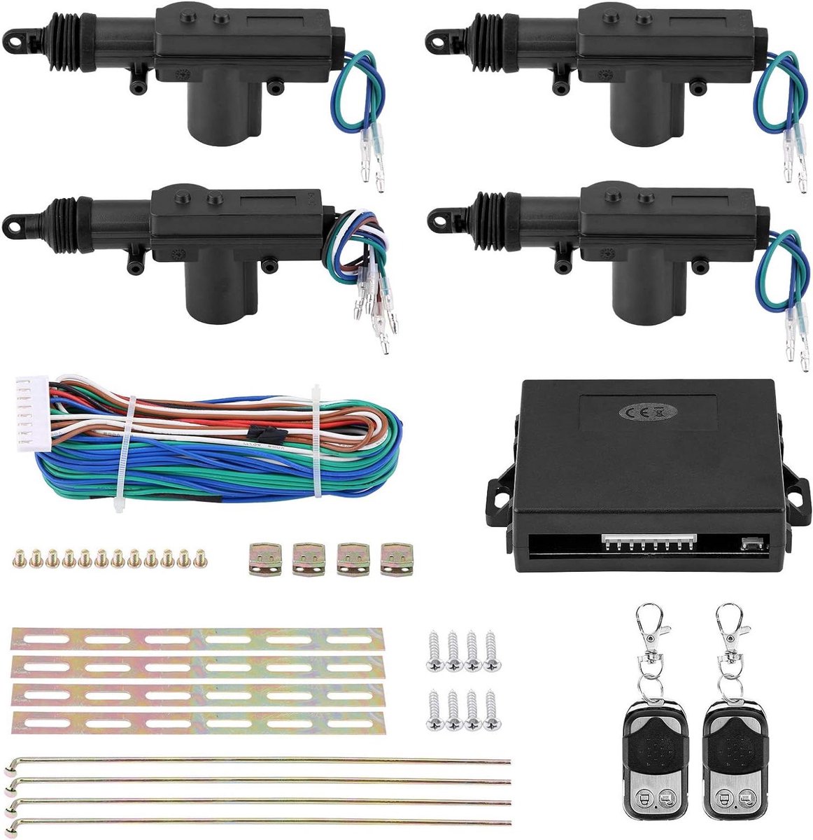 EGoods - Autodeurslot Keyless Entry System met Centrale Vergrendeling en Afstandsbediening - Complete Set