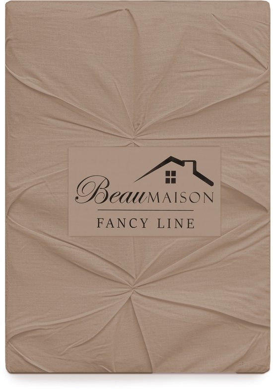 Beau Maison Dekbedovertrek Augustine Taupe 140x200/220 cm + 1 kussensloop van Merkloos — afbeelding 5