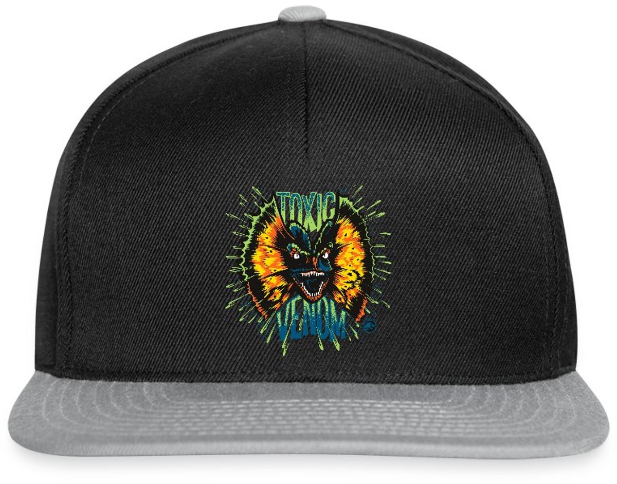Jurassic World Dilophosaurus Toxic Snapback cap