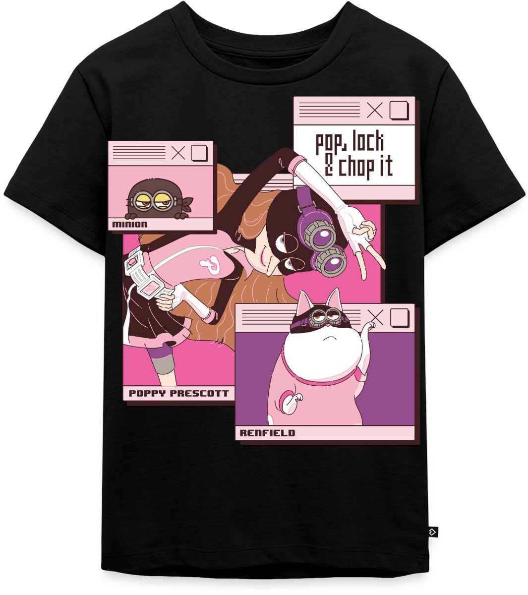 Minions Poppy Prescott Met Renfield Premium T Shirt Kinderen