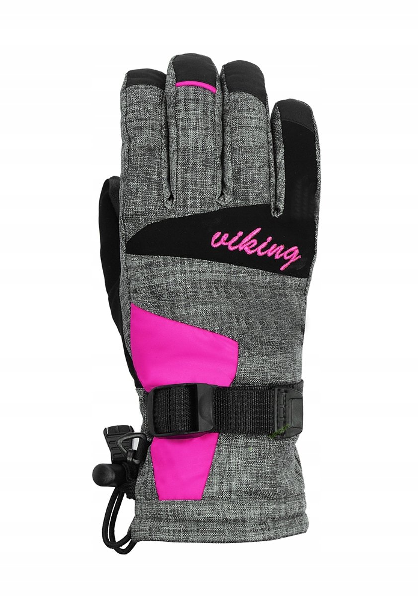 Viking Ronda Skihandschoenen Dames Warm & Verstelbaar Zwart