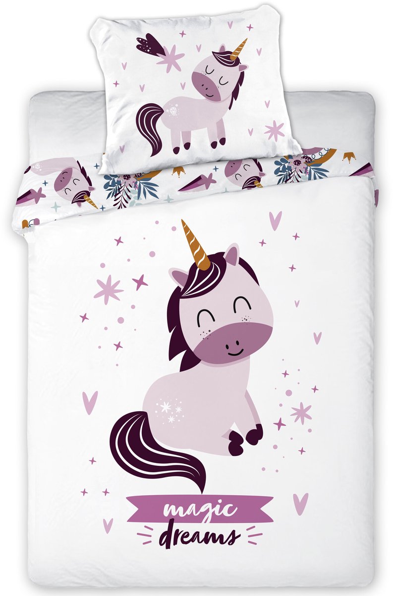 Cuddles BABY / Peuter dekbedovertrek, Magic Dreams - 100 x 135 cm / 40 x 60 cm - Katoen