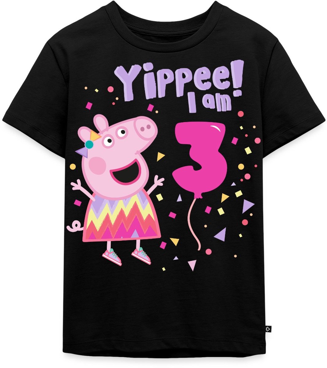 Peppa Pig's 3e Verjaardag Outfit Cadeau Premium T Shirt Kinderen
