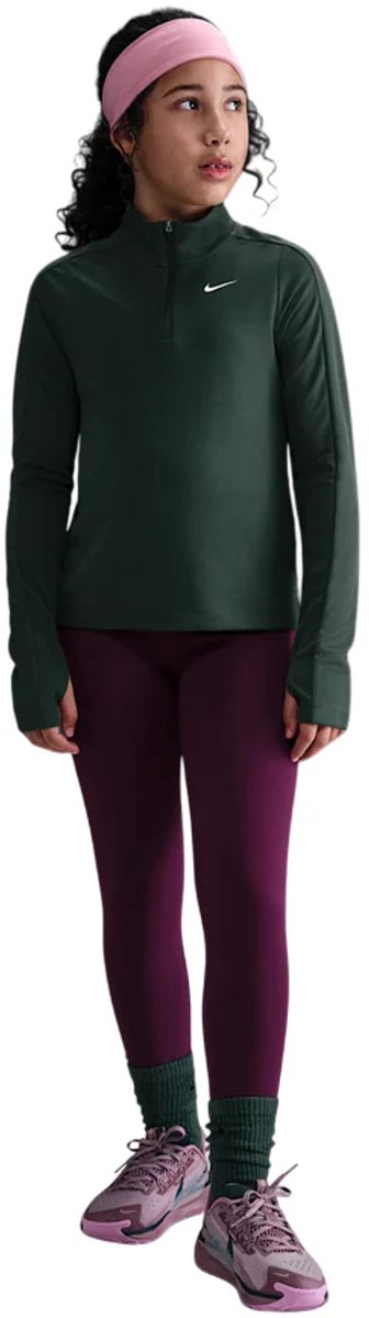 Nike One Dri-FIT Legging - Bordeaux - Maat XL (158/170) - Meisjes- Kids van Nike — afbeelding 5