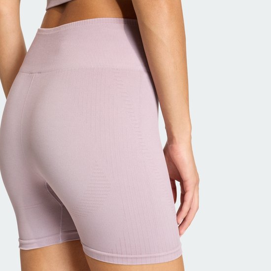 Adidas Performance Workout Essentials Knit Legging 4-Inch - Dames - Paars van Adidas — afbeelding 3