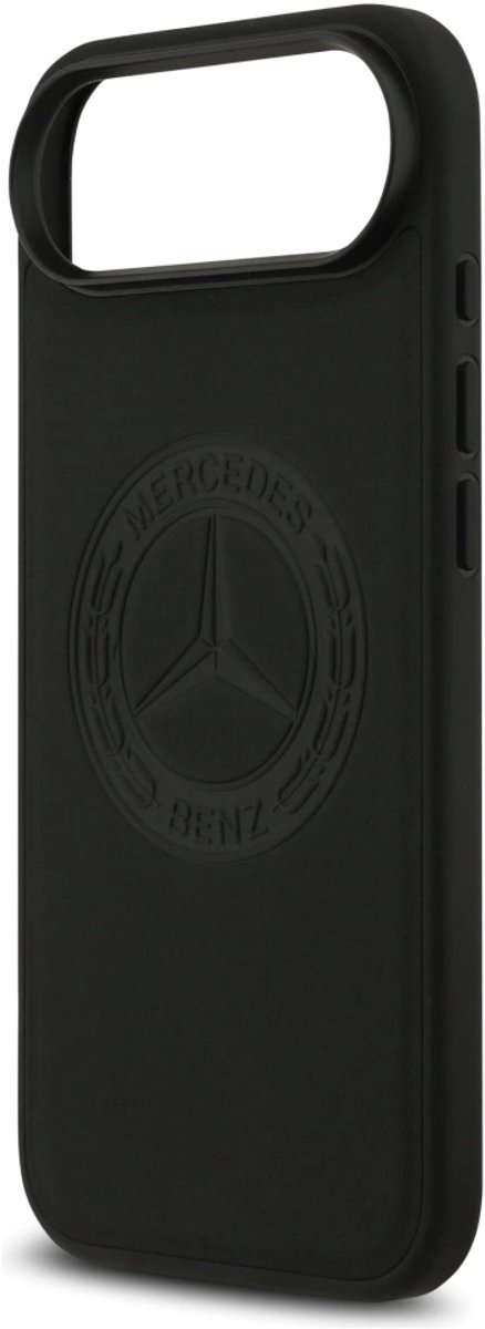 Mercedes-Benz Back Cover - iPhone 17 Air - Zwart - Genuine Leather - Vintage Logo - Magsafe van Mercedes-Benz — afbeelding 5