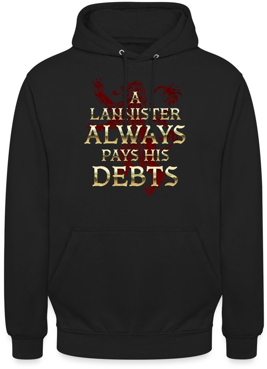 Game Of Thrones A Lannister Always Pays His Debts Hoodie Unisex