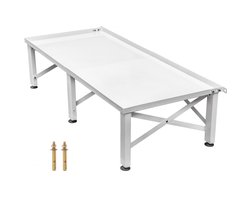 Wasmachine Verhoger - Platform Onderstel - 124 x 55 x 30 cm - Draagvermogen 150 kg - Multifunctioneel - IJzer - Geschikt Voor Wasmachine, Droger En Koelkast