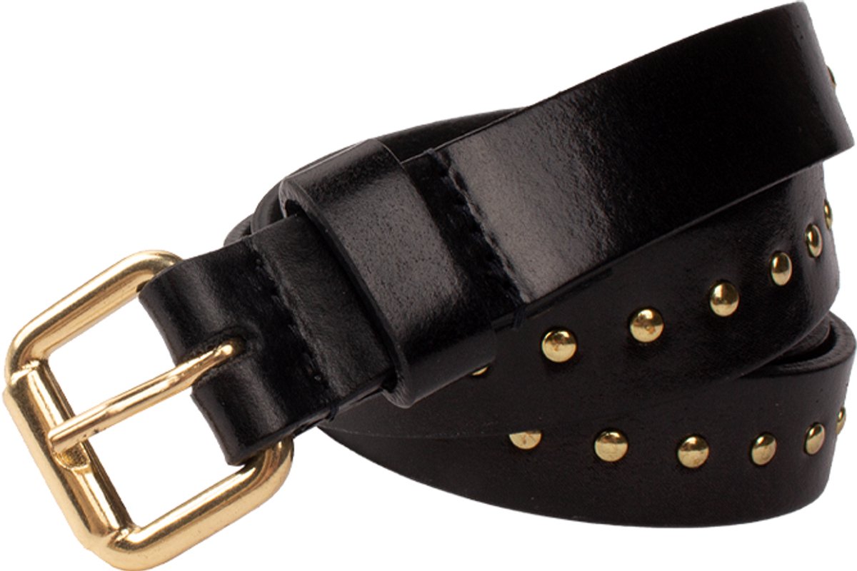 Legend Dames - Leren riem - Zwart - 80cm