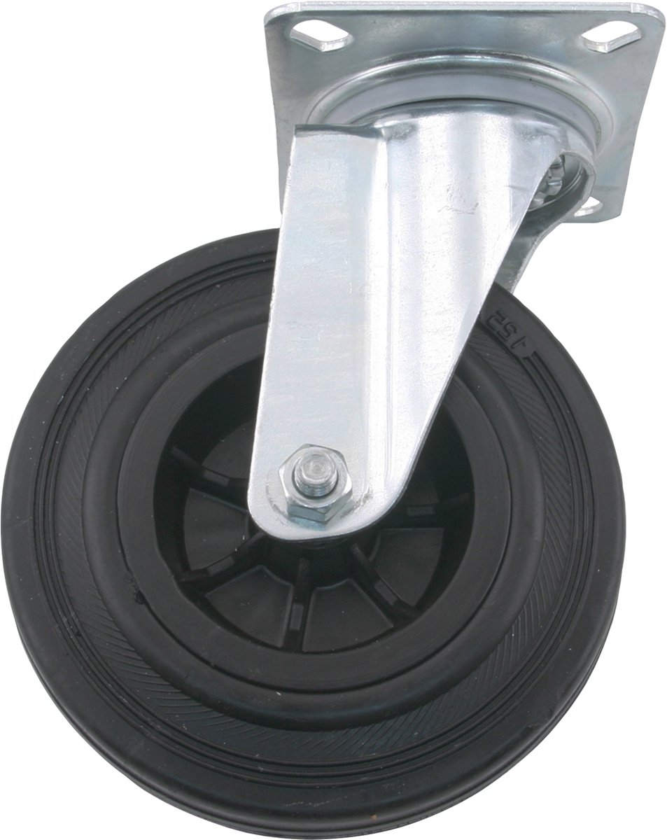 Transportzwenkwiel - met rollager - 125 mm